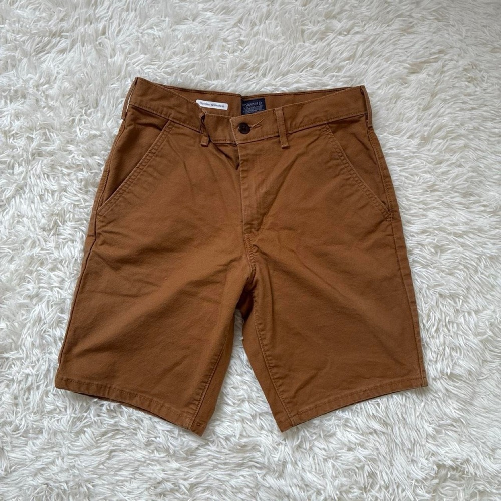 Levis Hayden Weinstein dark kahki preppy chino shorts Size 28 relaxed preppy fit